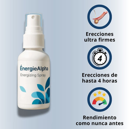 Spray Natural Para una Erección Rapida, Potente y Duradera