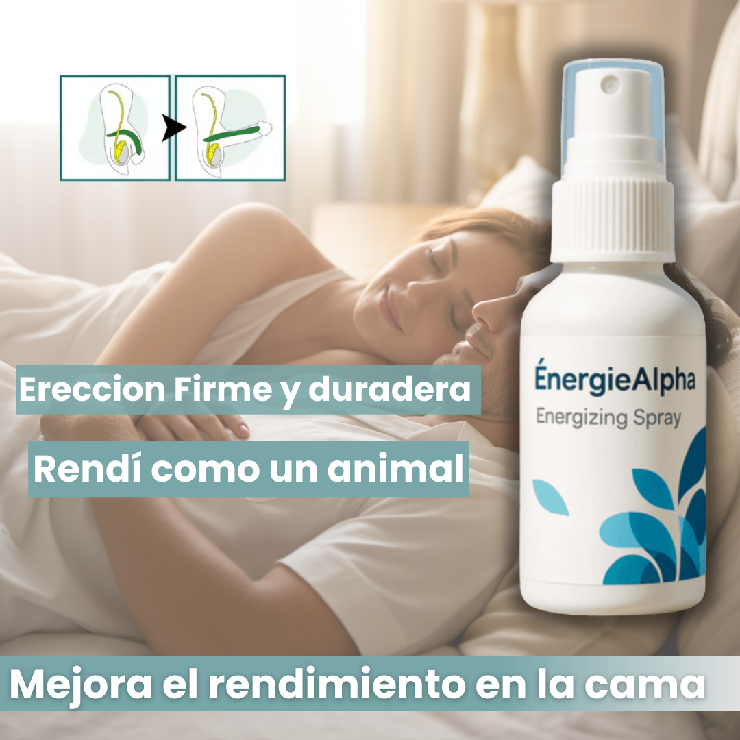 Spray Natural Para una Erección Rapida, Potente y Duradera