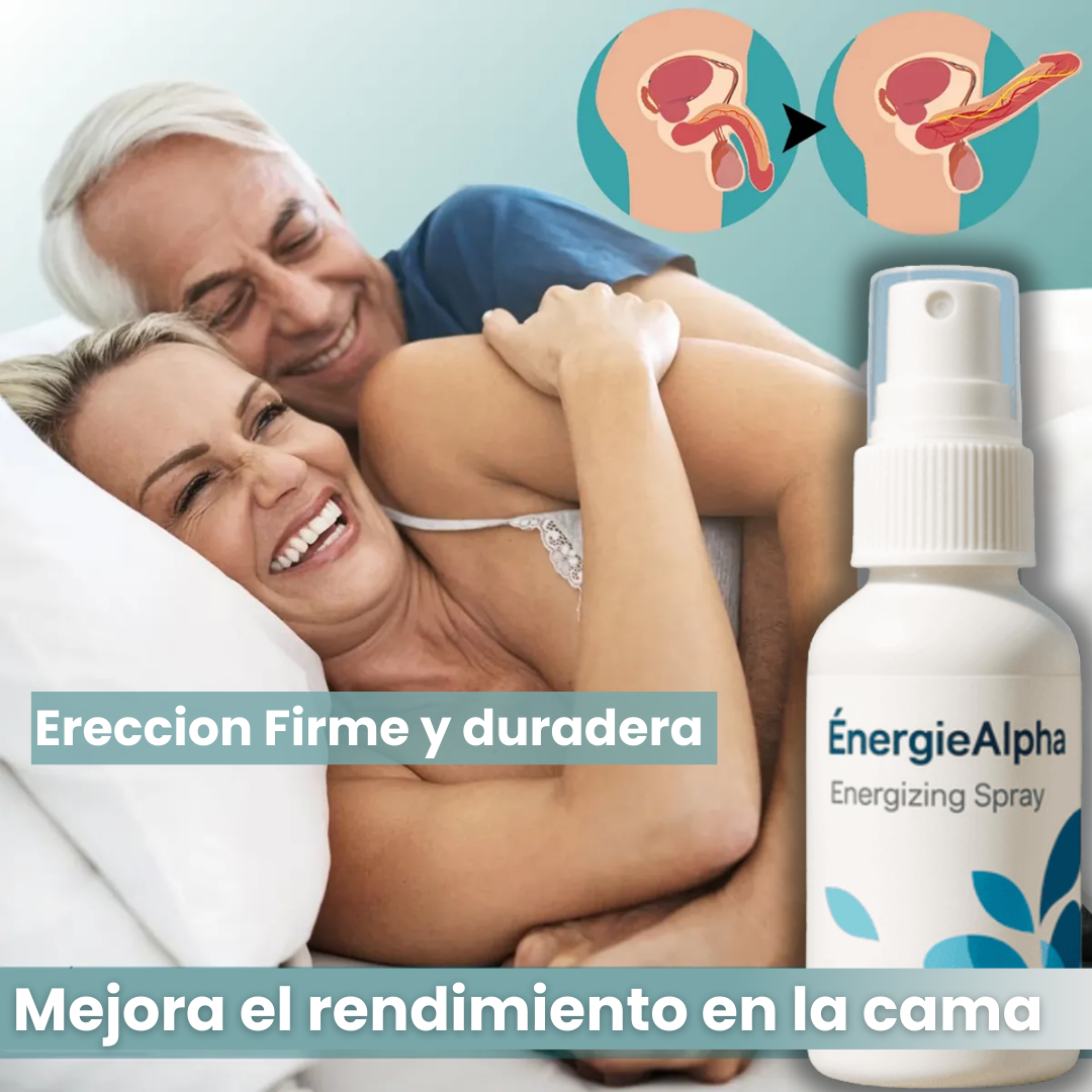 Spray Natural Para una Erección Rapida, Potente y Duradera